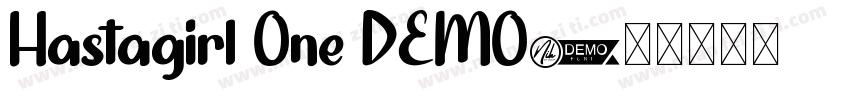 Hastagirl One DEMO字体转换